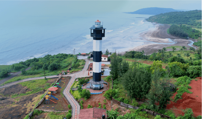 Anjarle Beach and Turtle Bay near Dapoli